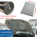 Barrier Car Sound Heat Insulation Mat 5Pcs 5pc 5x 5* 10mm Car Auto Hood