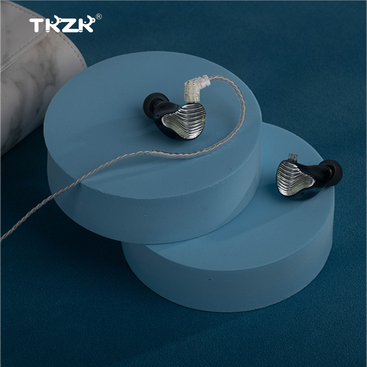 Green TKZK WAVE Hybrid Drivers Hifi Earphone wired