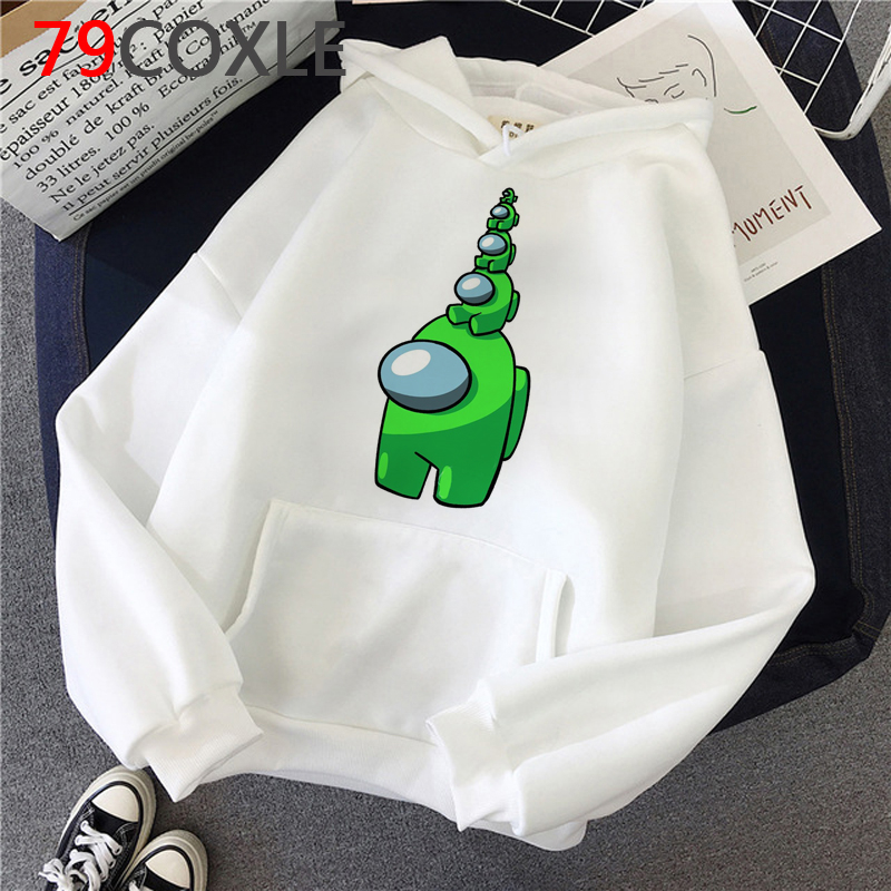 Boys Girls Hoodie Sweatshirt Among Us Impostor Children Pullover Fleece Cotton White Sportswear Coats Child Streetwear Tops