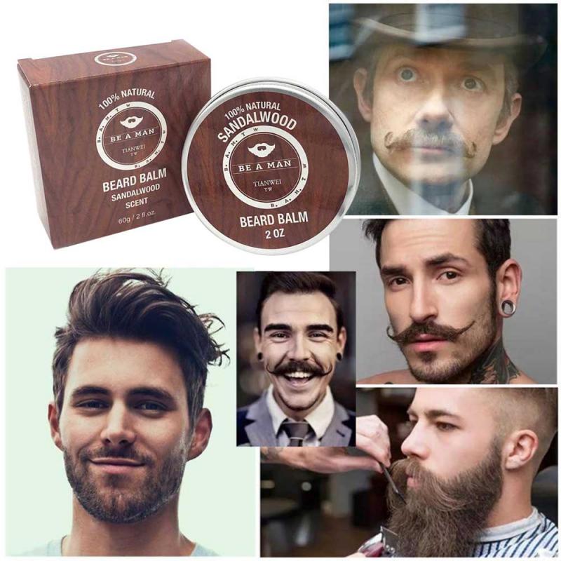 Professional Men's Beard Cream Beard Wax Beard Care Cream Beard Balm Shaving Soap Shaving Cream Face Care Moisturizing TSLM1