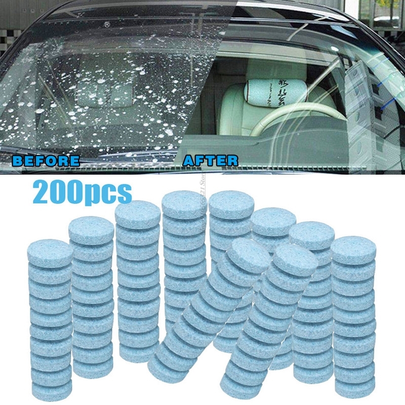 10/50/100/200Pcs Solid Glass Household Cleaning Car Accessories for Antifreeze For Car Jeep Compass 2018 Peugeot Car