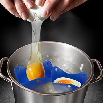 5X Silicone Egg Poacher Boiler Cooker Cup Food-Grade Cookware Kitchen Gadgets