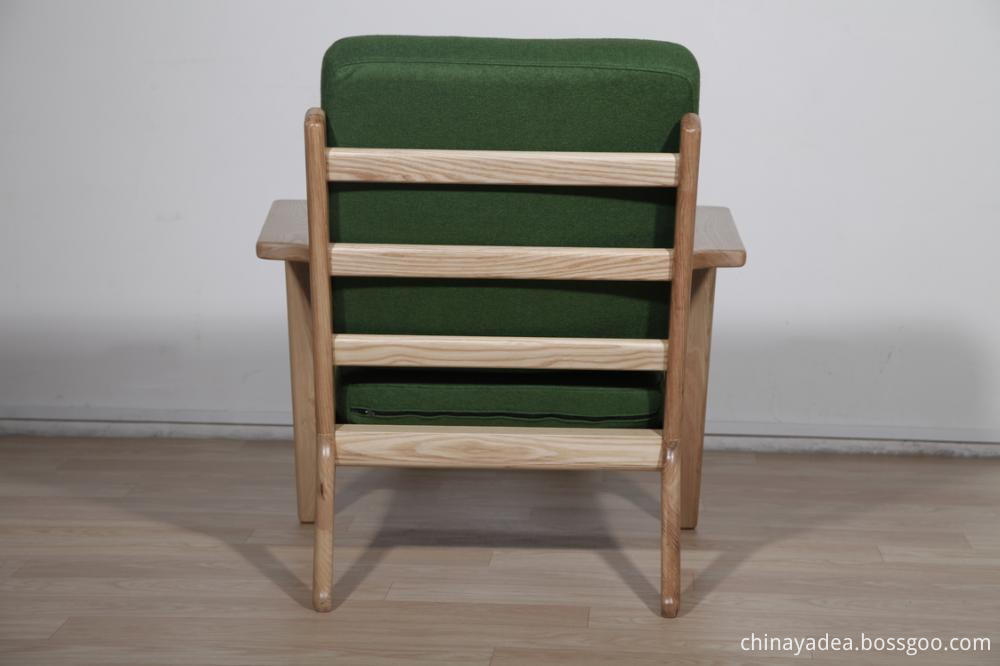 Hans Wegner Plank Armchair Fabric Seating