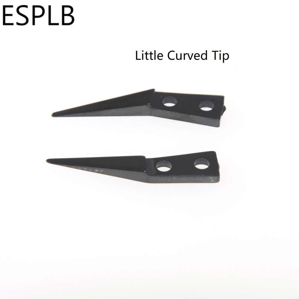 ESPLB Black Ceramic Tweezers Tip Straight/Little Curved/Big Curved Insulated Electronic Cigarette Tweezers Tip