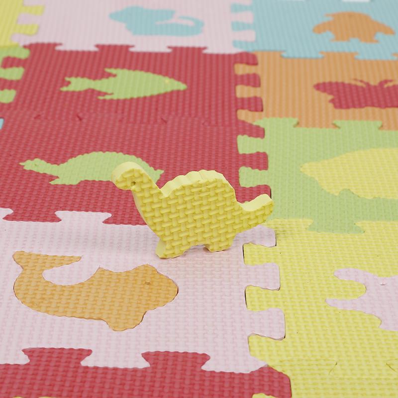 36PCS Animal Pattern Play Floor Mat Colourful Kids Interlocking Baby Soft EVA Foam DIY Jigsaw Puzzle Non-slip Game Mat Baby Gift