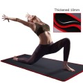 183x61cm 10mm Thickened Unisex Yoga Mat Carpet Edge-covered Non-slip Fitness Pad Yoga Gym Home Fitness Beginners Exercise Mat