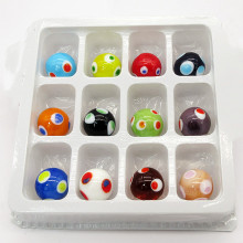 New 18mm Evil eye design handmade Glass Marbles balls Kids Marble Run Game Marble Solitaire Toy Vase filled Fish Tank Home Decor