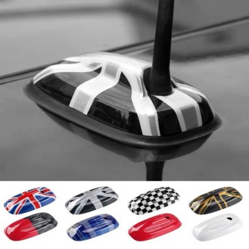 Car Union Jack Antenna Aerial ABS Base Decoration Case Cover Housing Sticker For Mini Cooper F55 F56 Car Styling Accessories