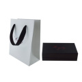 Elegant embossing clothing paper bag with custom logo