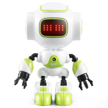 JJRC R9 Green RUBY Touch Control DIY Gesture Mini Smart Voiced Alloy Robot Toy RC Robot For Children Kids Birthday Gifts Present