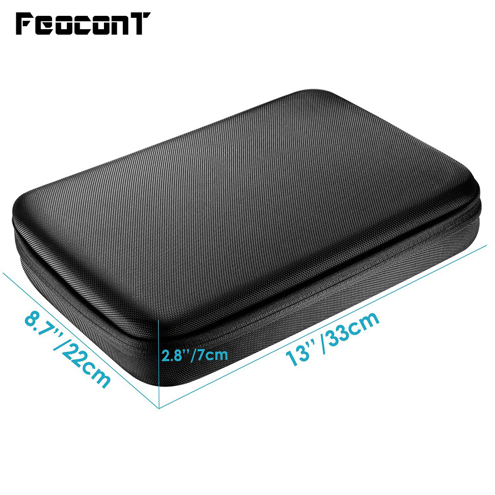 FeoconT Portable Action Camera Case Shockproof Protective Carrying Case Eva Hard Bag For Gopro 7 6 5 Sports Camera Accessories