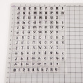 10x15cm Alphabetic lis Transparent Clear Stamps Silicone Seals Roller Stamp DIY scrapbooking photo album/Card Making Easter