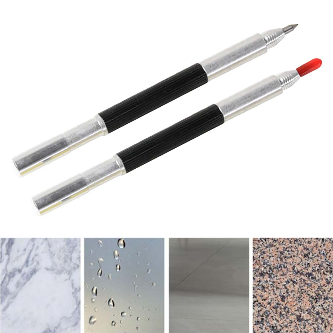 130mm Glass Ceramic Marker Double Headed Glass Tile Cutter Construction Tool Parts Machine Pen Glass knife Scriber
