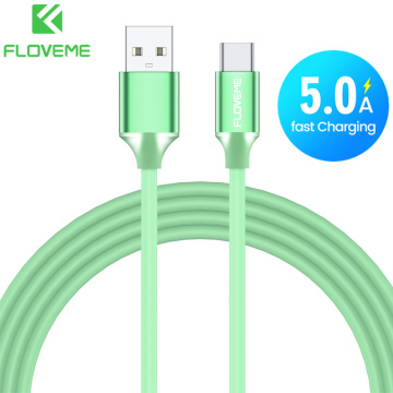 FLOVEME 5A Type C Cable Micro USB Fast Charging For Xiaomi Mobile Phone Charger For iPhone 12 11 5A USB Data Cord For Huawei P40