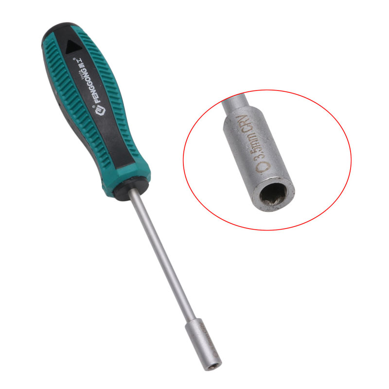 3-11mm Metal Socket Driver Hex Nut Key Wrench Screwdriver Nutdriver Hand Tool