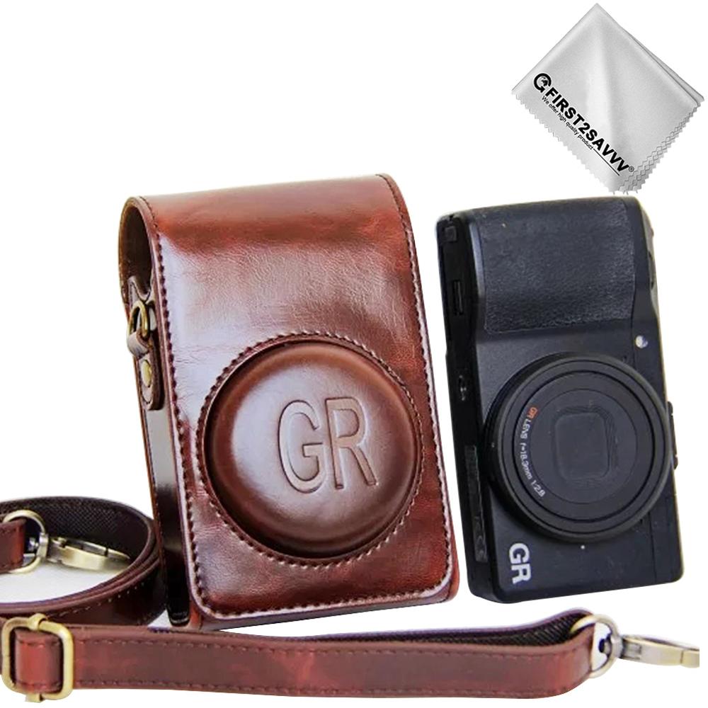 Full Body Precise Fit PU Leather Digital Camera case Bag Cover for Ricoh GR GRII GR2 GRIII GR3 Cameras Bag Skin