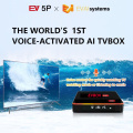 [Genuine] 2021 EV tvbox 5P 6K AI VOICE dual WIFI smart tv box hot sell in Japan Korea USA Canada NZ AUS pk evpad plus