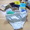 4Pc/Lot Kids Solid Color Panties Baby Underwear Cartoon Boys Shorts Underpants Briefs 1-12Years