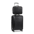 TRAVEL TALE 20"Inch Women Spinner Leather Retro Trolley Bag 24 Travel Suitcase Hand Luggage Set
