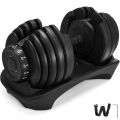 Adjustable Dumbbell 1090 Fitness Strength Training Workout Single Select 90lbs