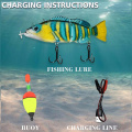 Smart Electronic Artificial Bait Bionic Fishing Lures Electronic Robot Fish Auto-Swimming Robotic Fishing Lures