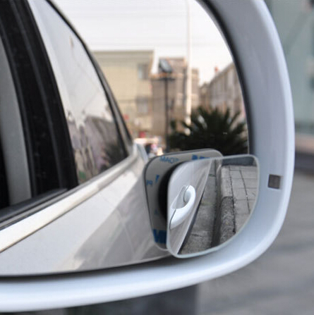 Degree Framless Blind Spot Mirror Wide Angle Round Convex Mirror Small Round Side Blindspot Rearview Parking Mirror