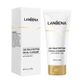 LANBENA 24K Gold Peptide Facial Cleanser Gentle Cleansing Whitening Moisturizing Oil Control Refreshed Moisturized Elastic Care