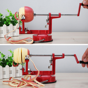Apple Peeler Stainless Steel Fruit Peeler Slicing Machine Hand-cranked Apple Fruit Machine Peeled Tool Creative Home Kitchen
