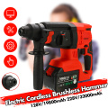 3 IN 1 128V/228V Electric Cordless Brushless Hammer Impact Power Drill With 19800/32000mAh Lithium Battery Electric Drill