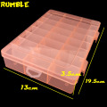 Rumble 24 Grids DIY Tools Packaging Box Portable Practical Electronic Components Screw Removable Storage Screw Jewelry Tool Case
