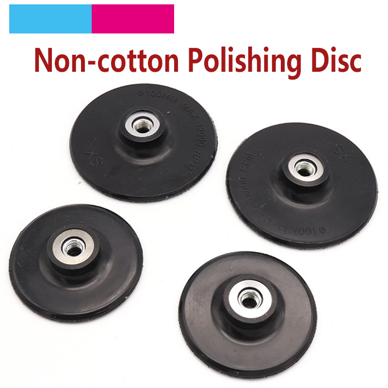 1pcs 80/100mm Non-cotton Sticky Plate M10 Hole Stone Dry/wet Grinding Polishing Disc Self-adhesive Suction Cu Tray Bonding Head