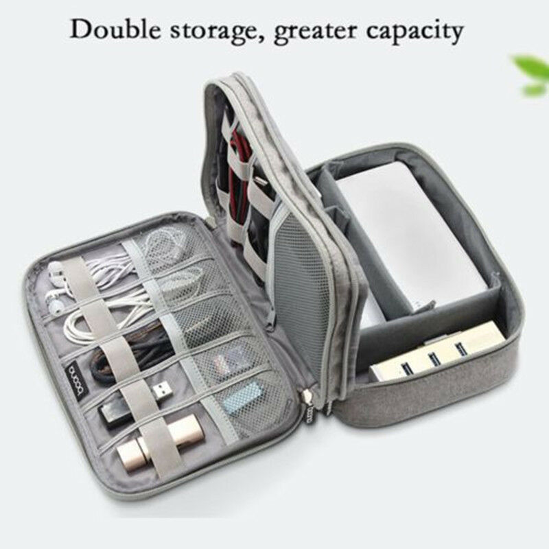 Electronic Accessories Organizer Bag Travel Cable USB Charger Storage 4 Styles Multifunctional Business Storage Bag