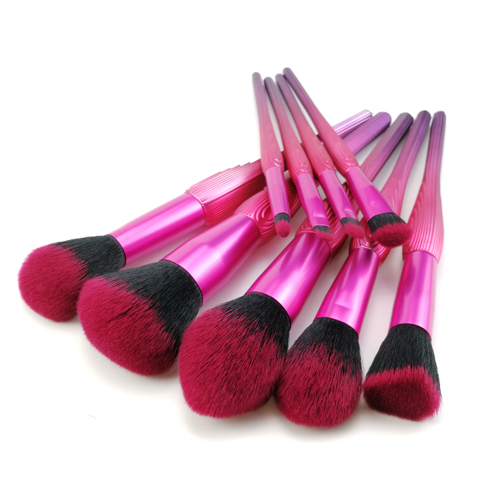 9pc Ombre Makeup Brush Set