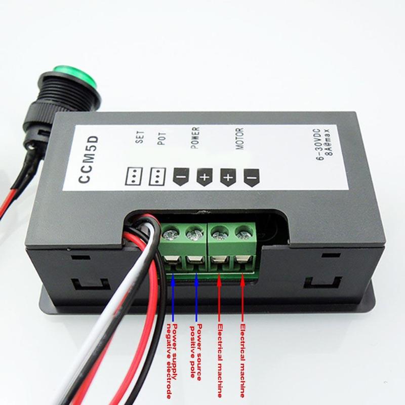 6V/12V/24V DC 5A PWM Motor Speed Controller CCM5D Digital Display LED Variable Speed Regulator