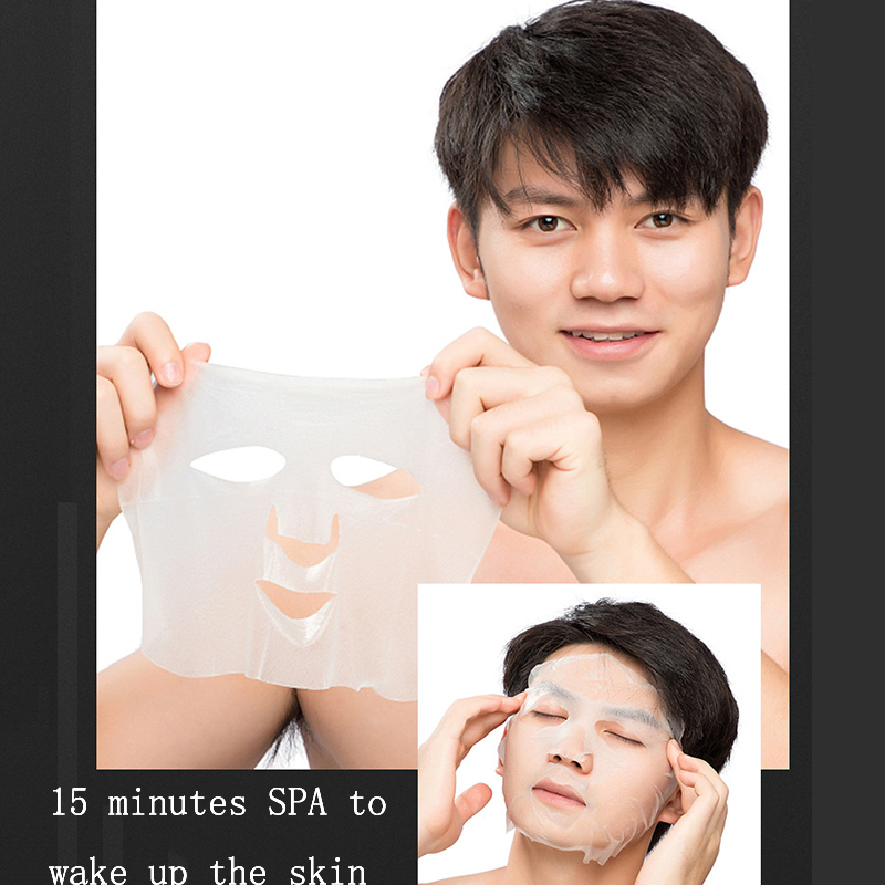 Deep Hydrate Moisturizing Facial Mask For Man Refreshing Balance Water And Oil Improve Skin Elasticity Delaying Senescence