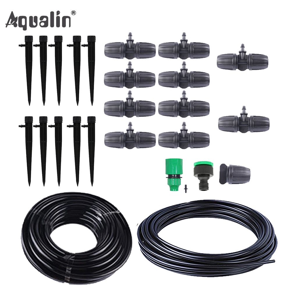 10m 9/12 Hose Automatic Drip Irrigation System Garden Irrigation Systems Watering Kits with Adjustable Dripper #26301-8