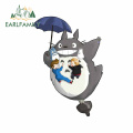 EARLFAMILY 13cm x 9.3cm For Totoro Car Stickers DIY Bumper Decal Waterproof Scratch-Proof Vinyl Material Decals Decoration