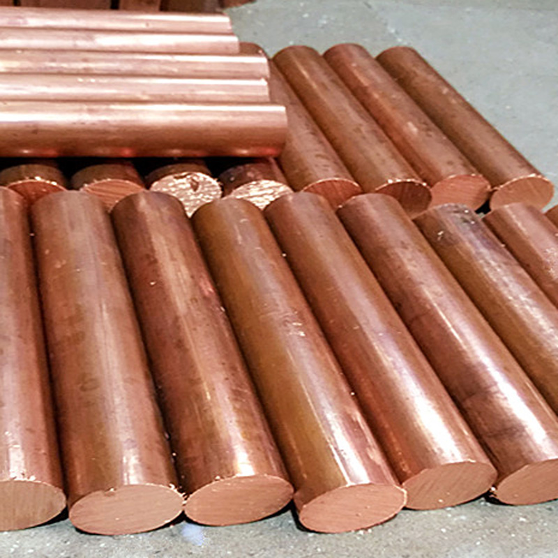 Solid round pure copper rod anode electrode Cu bar cylinder stick for copper plating solution and metalworking 2mm to 50mm long