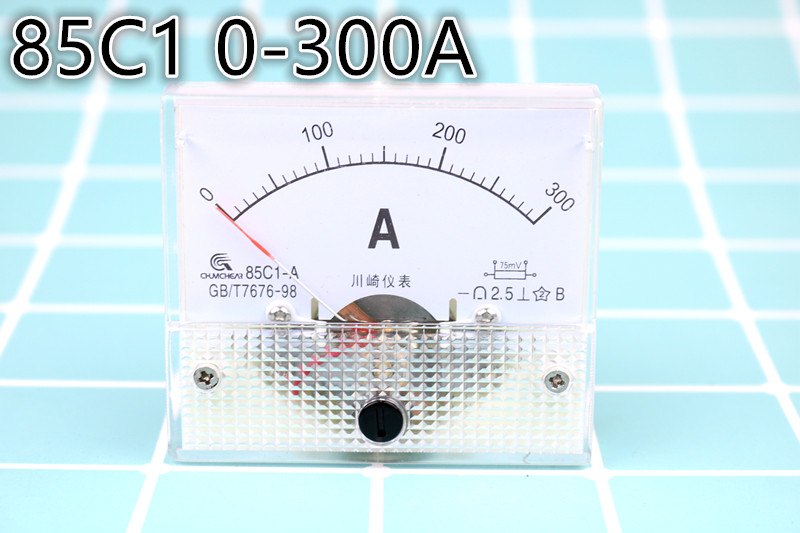 Class 2.5 Analog Current Panel Meter DC 300A Ammeter 85C1