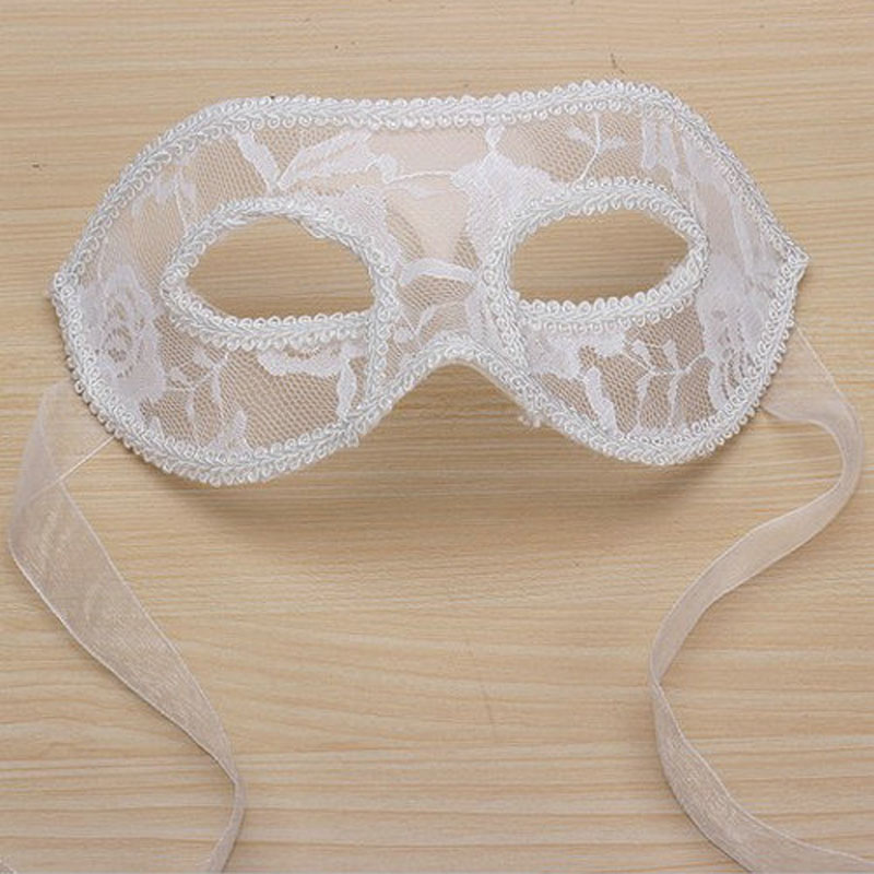 Elegant Women Lace Eye Mask Party Masks For Masquerade Halloween Venetian Masquerade Masks Hot Sale Black Red White