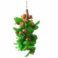 Parrots Bird Toys And Bird Accessories For Pet Toy Swing Stand Budgie Parakeet Cage Colorful Beads Bells Chew Swing Toys