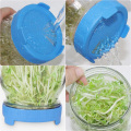 Sprouting Lid Food Grade Mesh Sprout Cover Kit Growing Germination Vegetable Wide Mouth Plastic Sprouting Lid For Mason Jar
