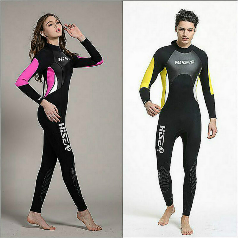 Hisea 3mm Neoprene Wetsuit Swimsuit Equipent For Diving Scuba Swimming Surfing Spearfishing Suit Triathlon Wetsuit