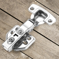 2pcs Stainless Steel Cabinet Door Hinges Core Hydraulic Damper Buffer Furniture Full/Embed Hardware Soft Close Kitchen Cupboard