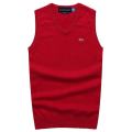 100% Cotton High Quality Autumn Winter Mens V-Neck Knitted Vest Casual Sleeveless Mens Sweaters Fashion Brand Male Tops M-3XL