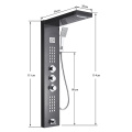 Thermostatic Shower Panel Bathroom Bathtub Shower Faucet Tower Column Panel Faucet Body Jets Waterfall Rain colonne de douche