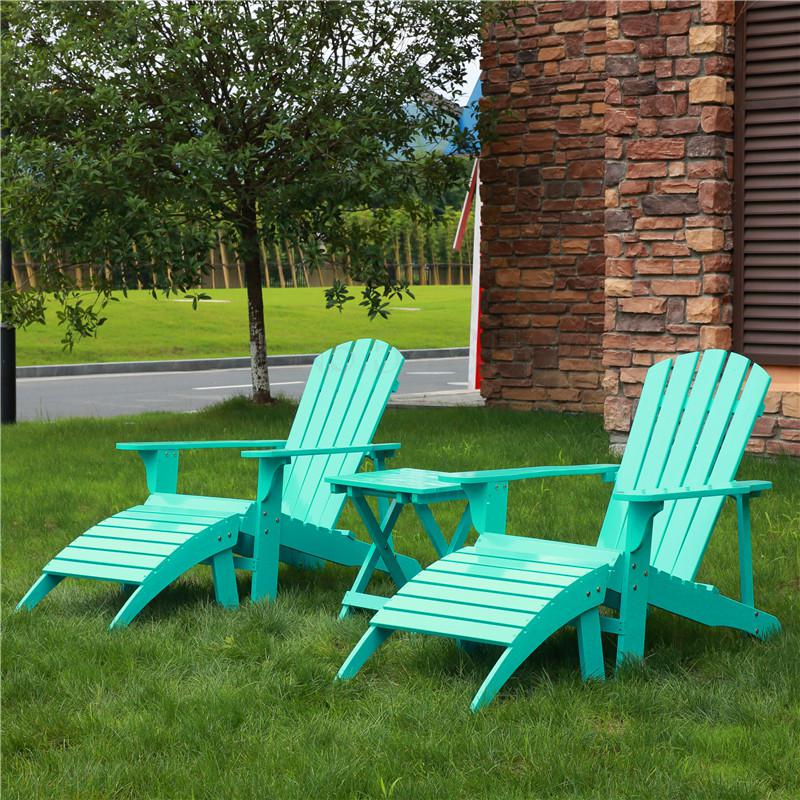 Outdoor Anticorrosive Wood Beach Chair Frog Chair Swimming Pool Balcony Courtyard Leisure Lounge Chair Solid Wood Park Chair Laz