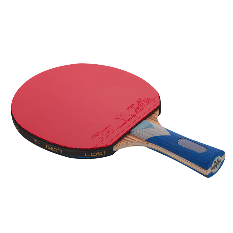 LOKI Professional Table Tennis Racket Carbon Blade with Rubber Ping Pong Bat Advanced Ping Pong Rackets for Fast Attack Arc