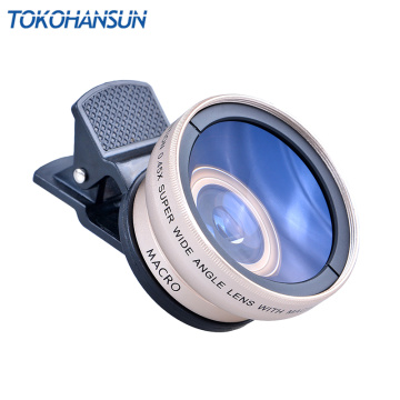 TOKOHANSUN New HD 37MM 0.45x Super Wide Angle Lens with 12.5x Super Macro Lens for iPhone LG HTC Samsung Sony Camera lens Kit