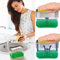 Soap Pumps Dispenser & Sponge Holder for Dish Soap and Sponge for Kitchen Portable Soap Dishes Storage Holders & Racks#50